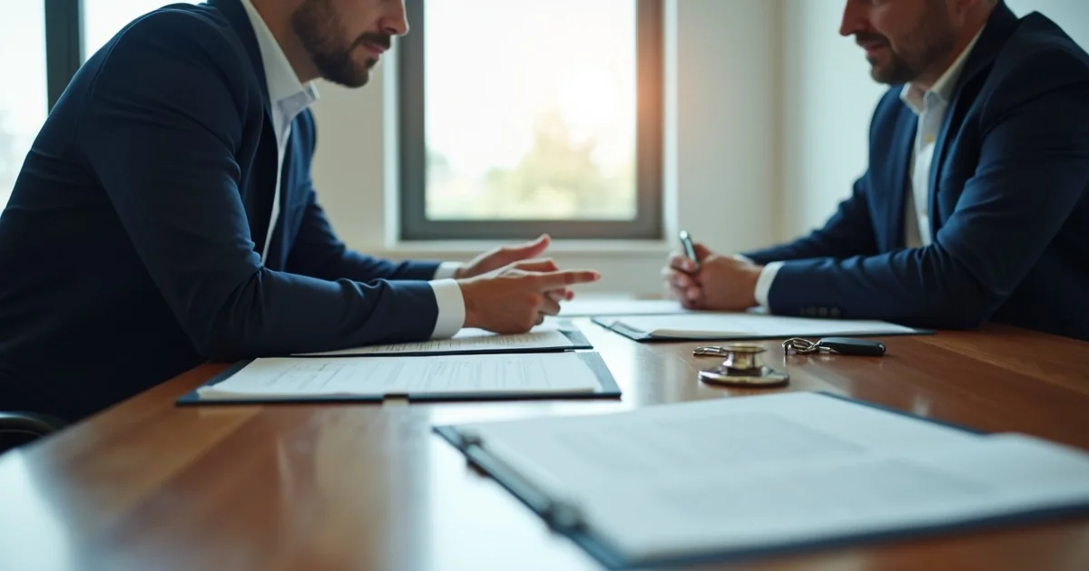 Spedytor i agent ubezpieczeniowy negocjuja polise OCP